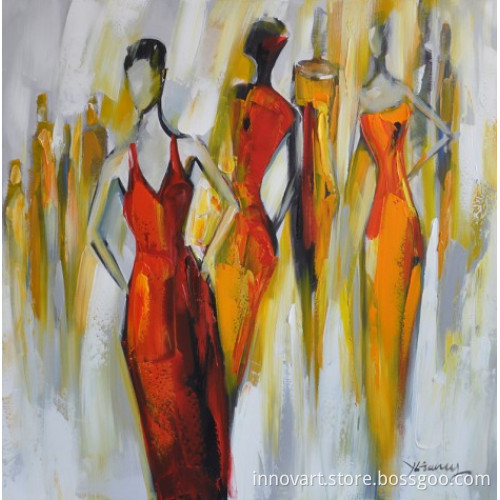 modern figure art oil painting